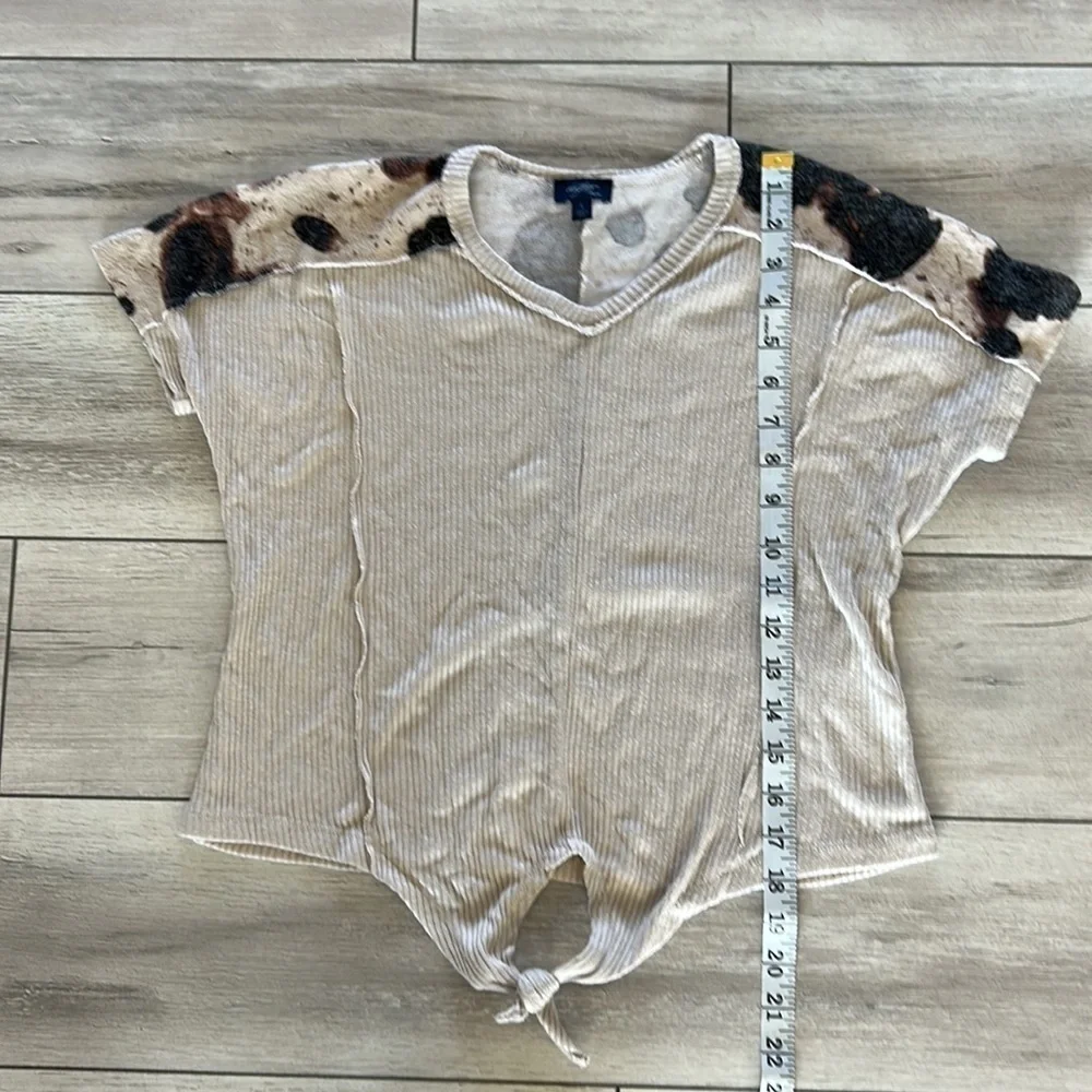Daytrip YOUTH size large girls tie front shirt
